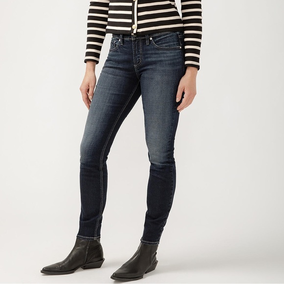 Ladies Silver Jeans Co, Midrise Suki Skinny Jeans. Size 30 - Picture 1 of 12